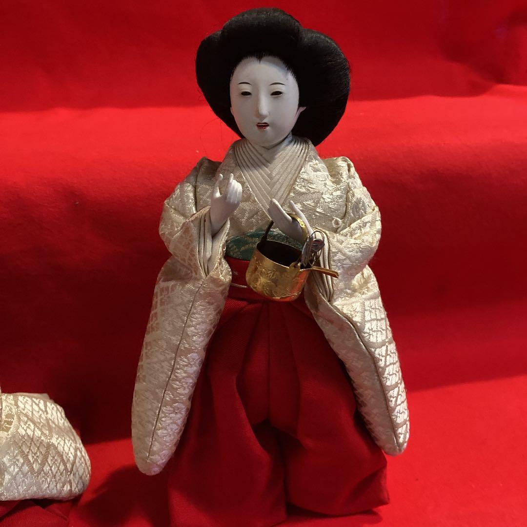 骨董　三人官女