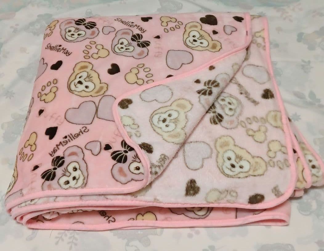 ダッフィ　シェリーメイ　フリース　ブランケット　毛布　海外