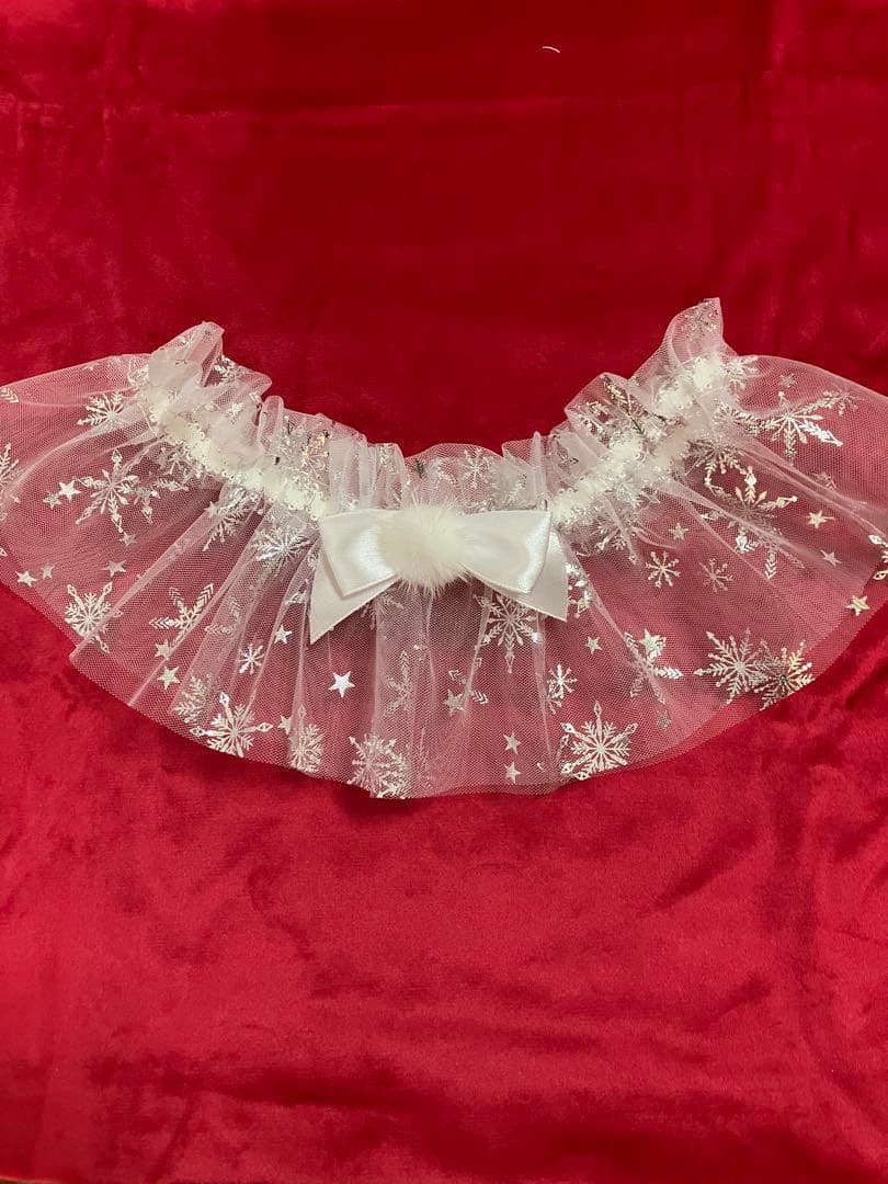 ラボット　ワンピース　オーバースカート　サンタニット帽　ショール　計４点