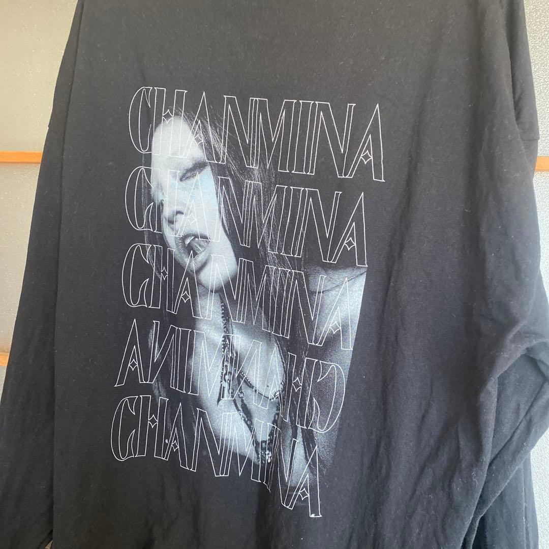 ちゃんみなロングスリーブTシャツ（ブラック）