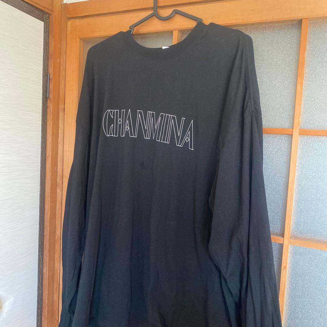 ちゃんみなロングスリーブTシャツ（ブラック）