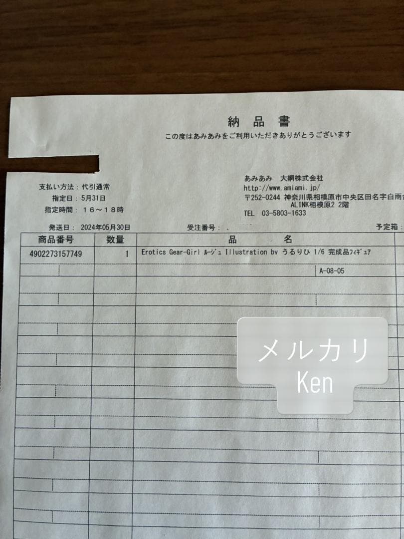 【納品書付き・新品未開封】Erotics Gear-Girl ルージュ 1/6