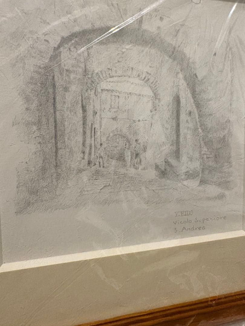 【未使用】鉛筆画 vicalo Superiore S. Andrea