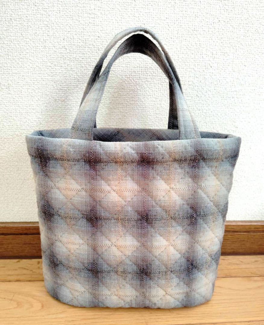 「タンブラーのトートバッグ。」 パッチワーク ハンドメイド テシゴト雑貨