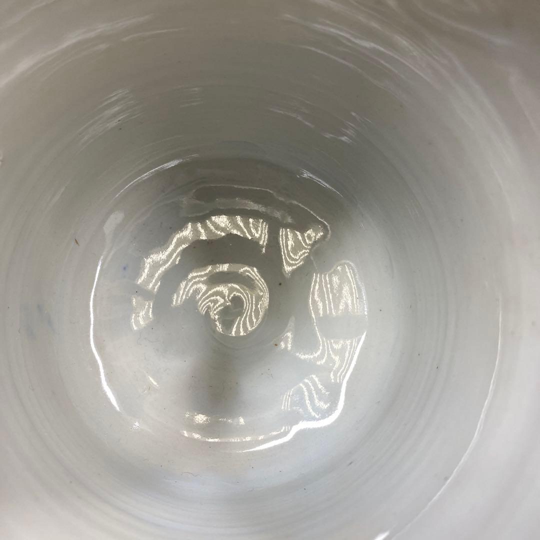 中国美術　大明萬暦年製　染付　龍文　水注　タルカ　東さ7-0304①