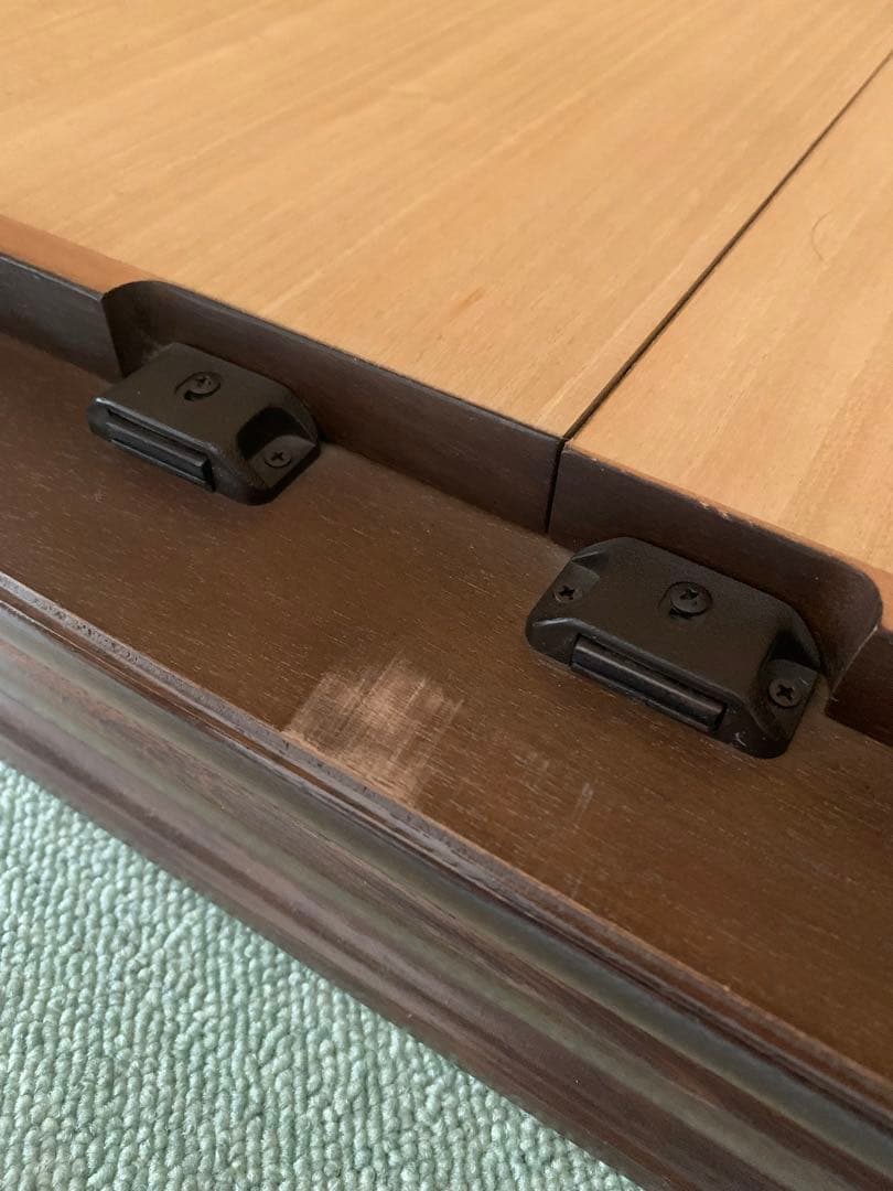 木製　洋服タンス　3枚扉　引出/鏡/ハンガーポール付