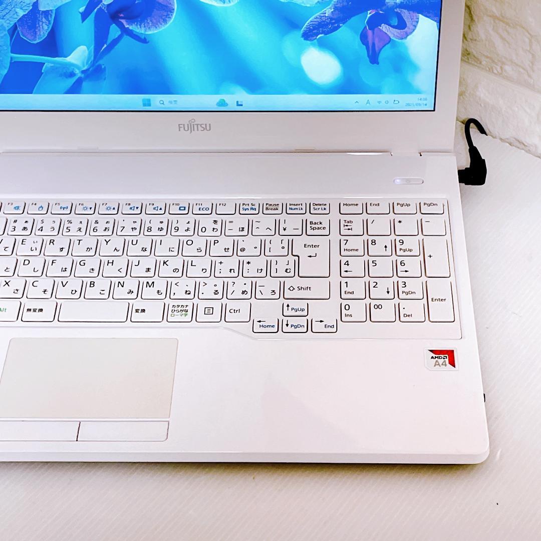 ノートパソコン Windows11 富士通 ノートPC YouTubeに最適