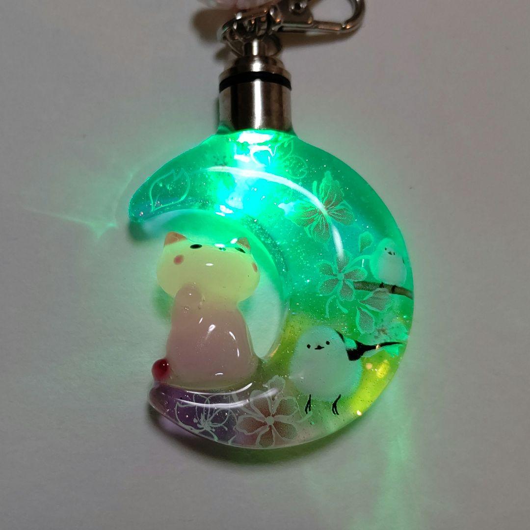 専用商品K-10087 ライトチャーム(招き猫 シマエナガ 桜 蝶々)