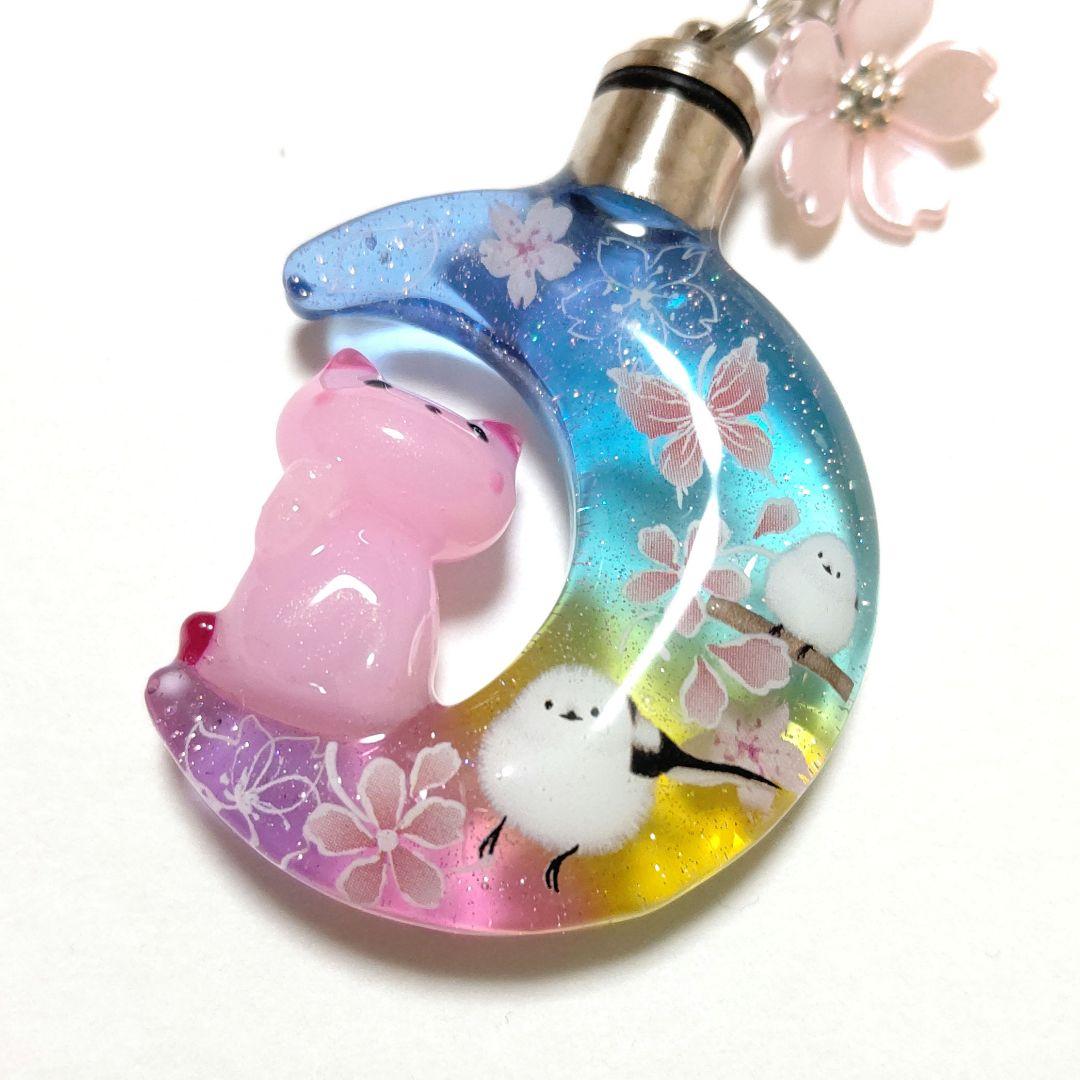 専用商品K-10087 ライトチャーム(招き猫 シマエナガ 桜 蝶々)