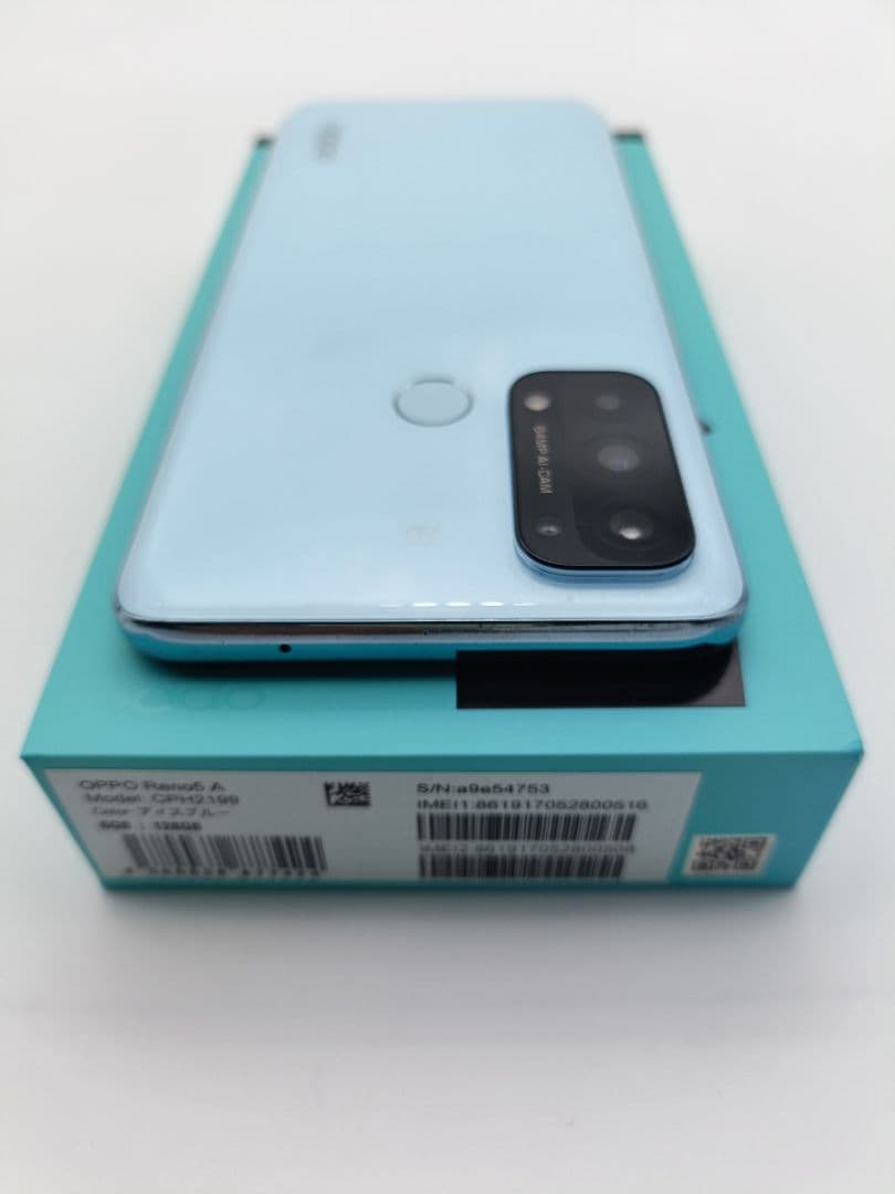OPPO Reno5 A 本体 アイスブルー SIMフリー