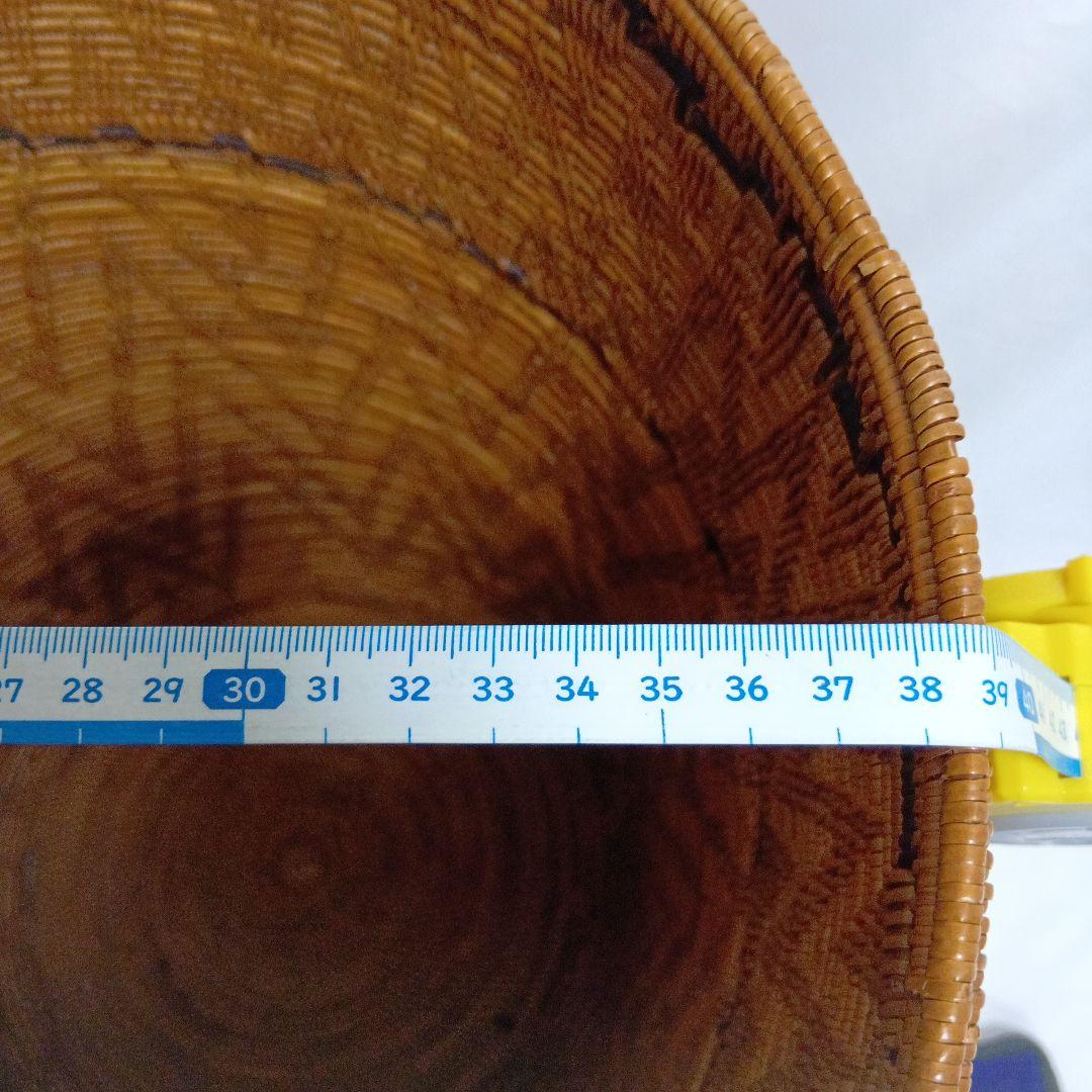 アタ　大型　バスケットアジア雑貨　かご　バリ島　高さ約47センチ