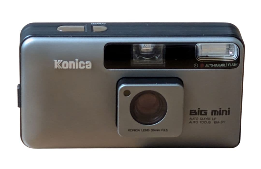 n  コニカ BIG mini BM-201 コンパクトフィルムカメラ