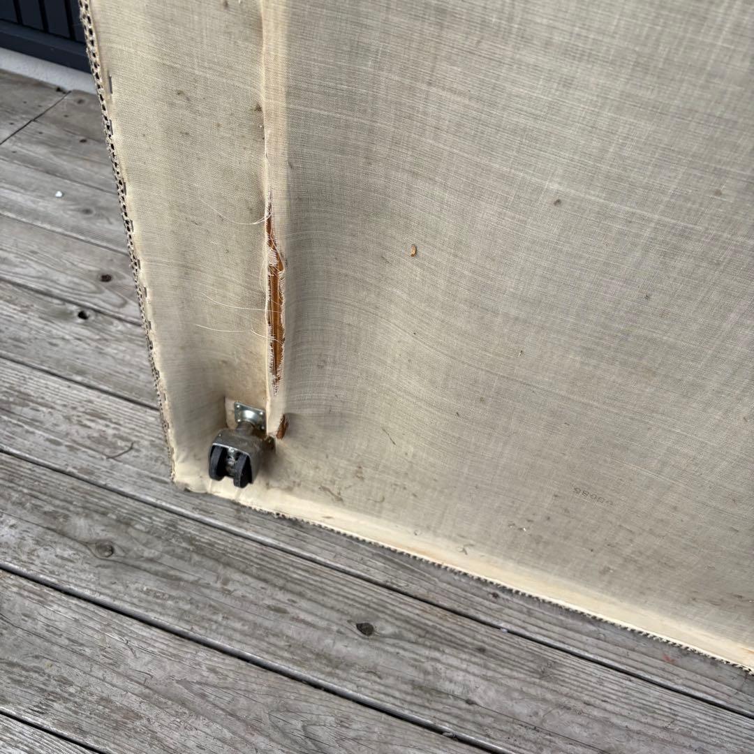 北欧レトロ ヴィンテージ 1人掛けソファ アームチェア 木肘 昭和レトロ 古家具