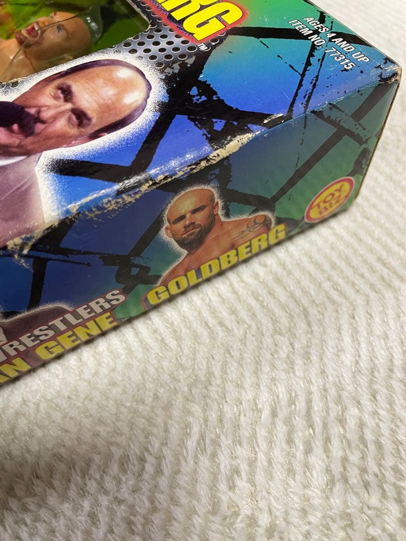 WCW WWE WWF プロレスフィギュアミーンジーン、ナッシュ、ゴールドバーグ