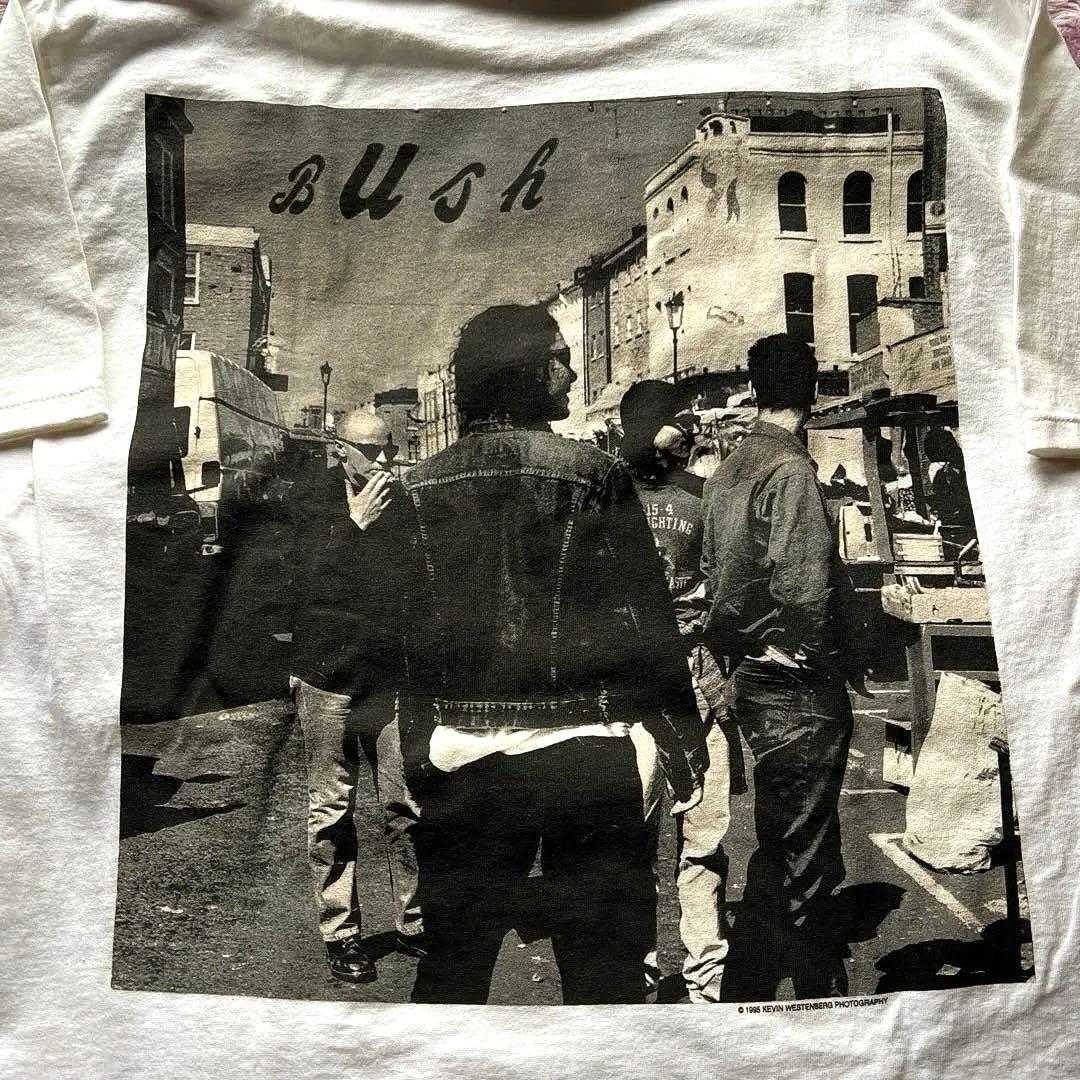 BUSH グラフィック Tシャツ ホワイト