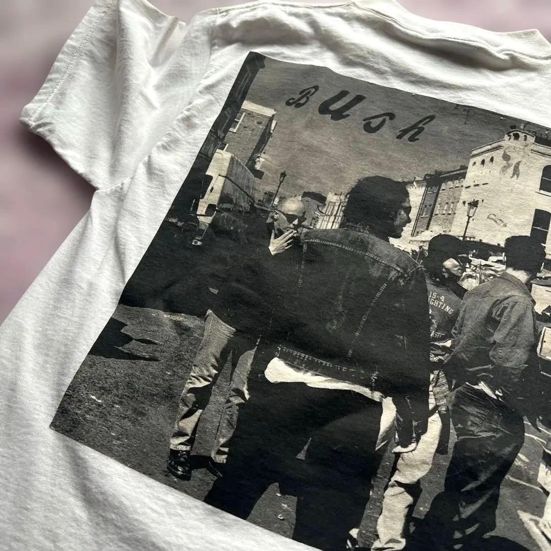 BUSH グラフィック Tシャツ ホワイト