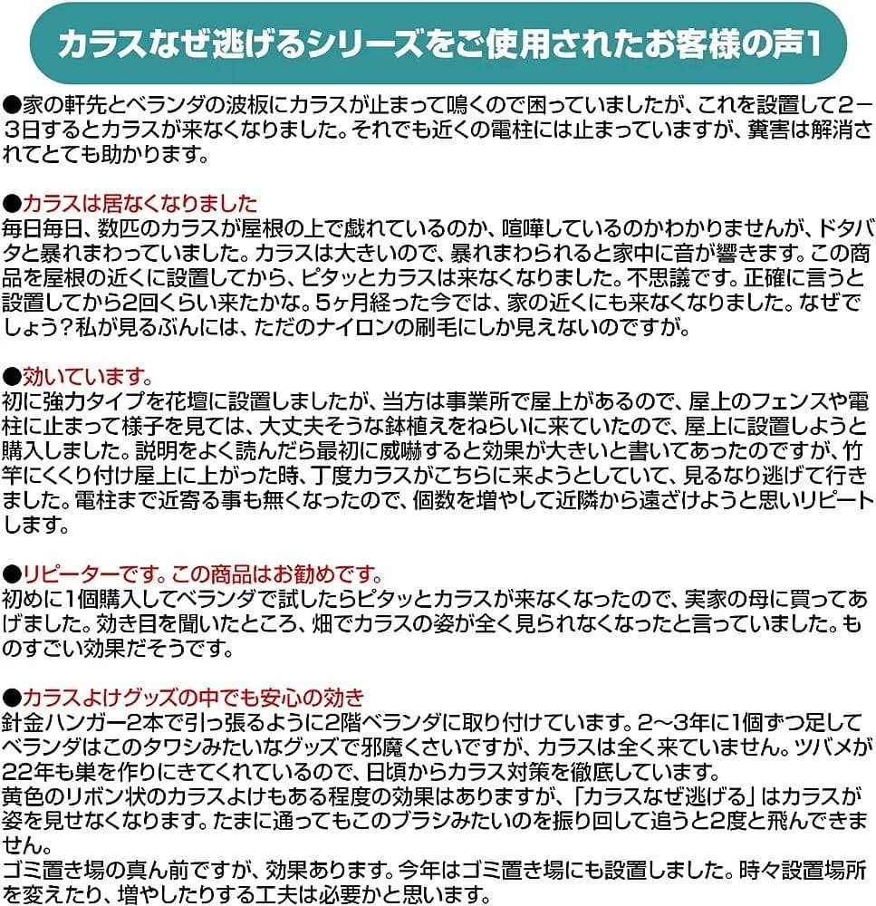 カラスなぜ逃げるキング１０個セット カラス 撃退 カラスよけ カラス対策