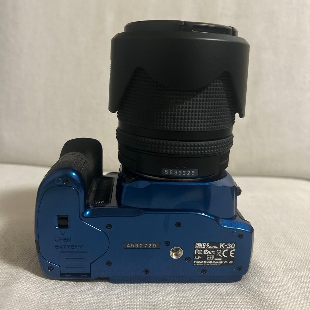 値下げ　ジャンク品　PENTAX k-30 クリスタルブルー　動作未確認