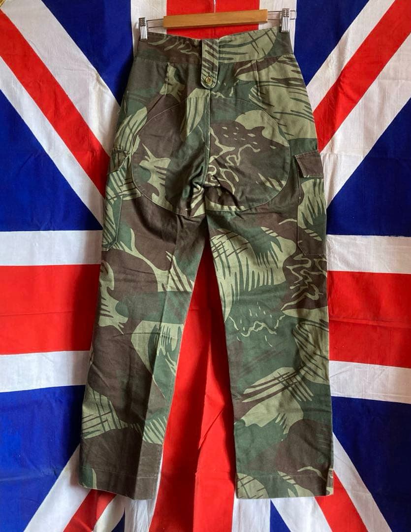 希少 ローデシア軍ブラッシュカモトラウザーズ 70cm 絶版レプリカ旧ロット