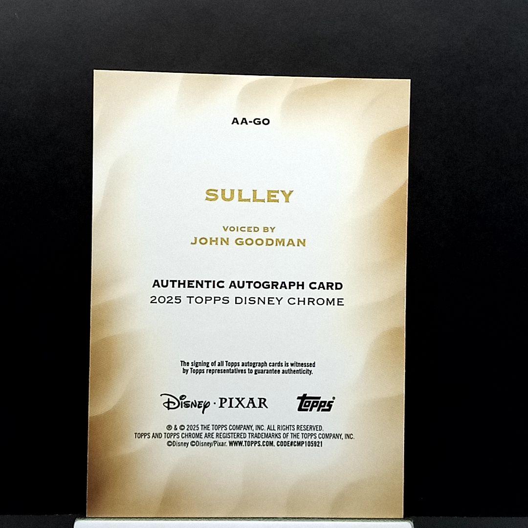 SULLEY /25 Autograph／Topps Chrome Disney