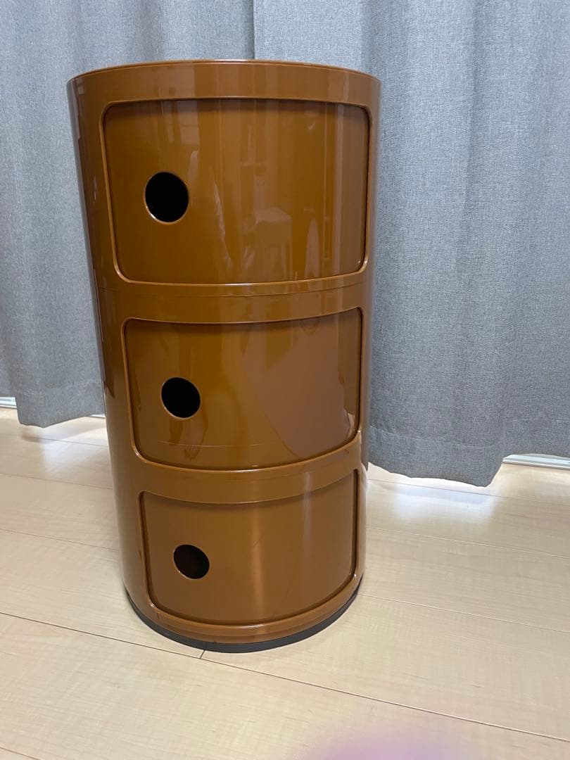 Kartell コンポニビリ（COMPONIBILI）【３段ブラウン】 カルテル
