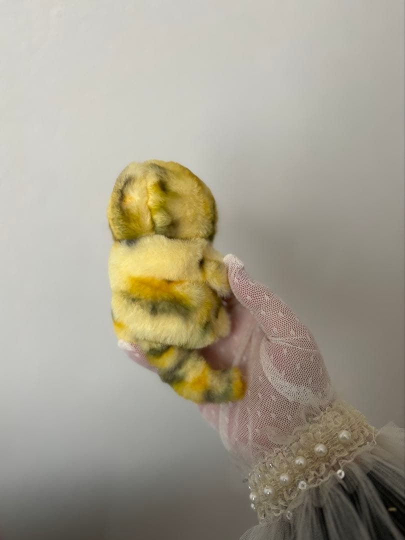 アートドール　No.065 黄こねこ幻獣　羊毛フェルト