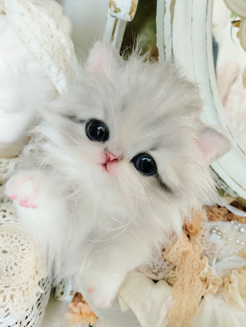 ミヌエット子猫♡ひなちゃん♡アートドール♡ぬいぐるみ♡