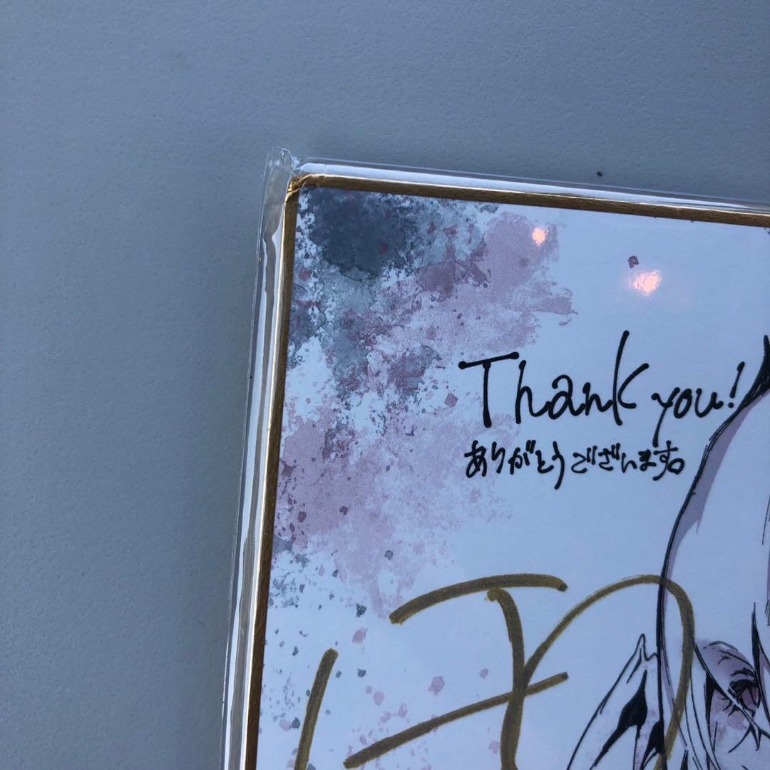 Vtuber 飯田ぽち。 3D化記念グッズ　直筆サイン色紙 メロンブックス