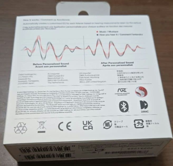 【最終値下げ】Denon PerL Pro 【付属品未使用】