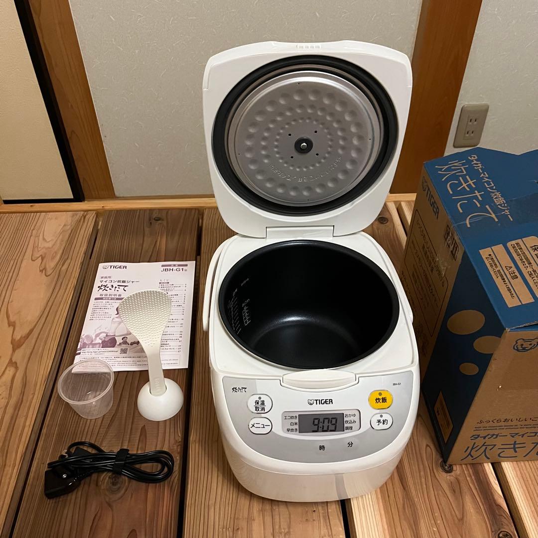 タイガー魔法瓶 炊飯器 1升(10号炊) JBH-G181W 2023 年製