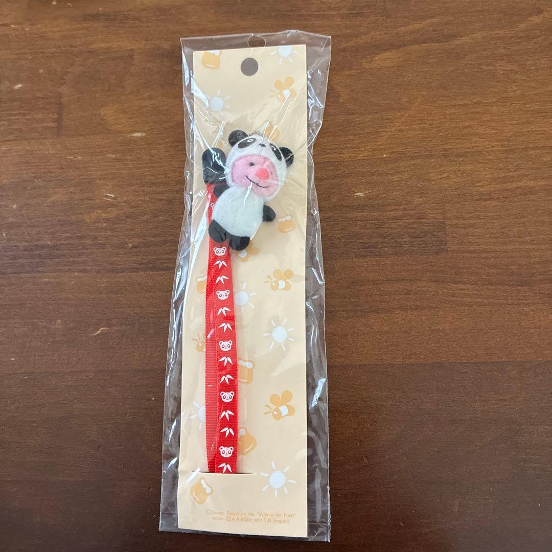 d*9様 ★激レア★ディズニーストア★パンダ着ぐるみ ピグレット★ストラップ★