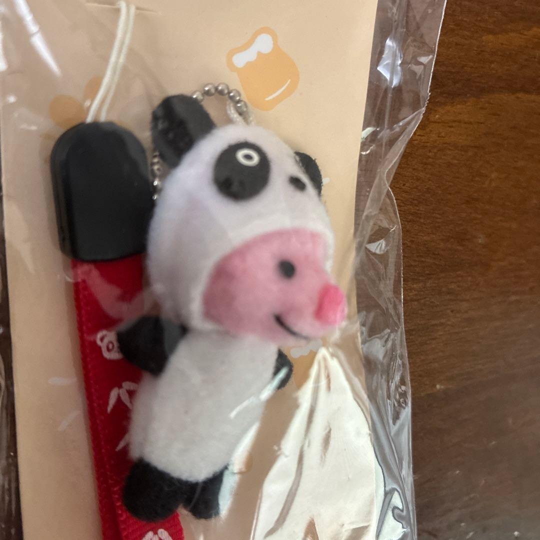 d*9様 ★激レア★ディズニーストア★パンダ着ぐるみ ピグレット★ストラップ★