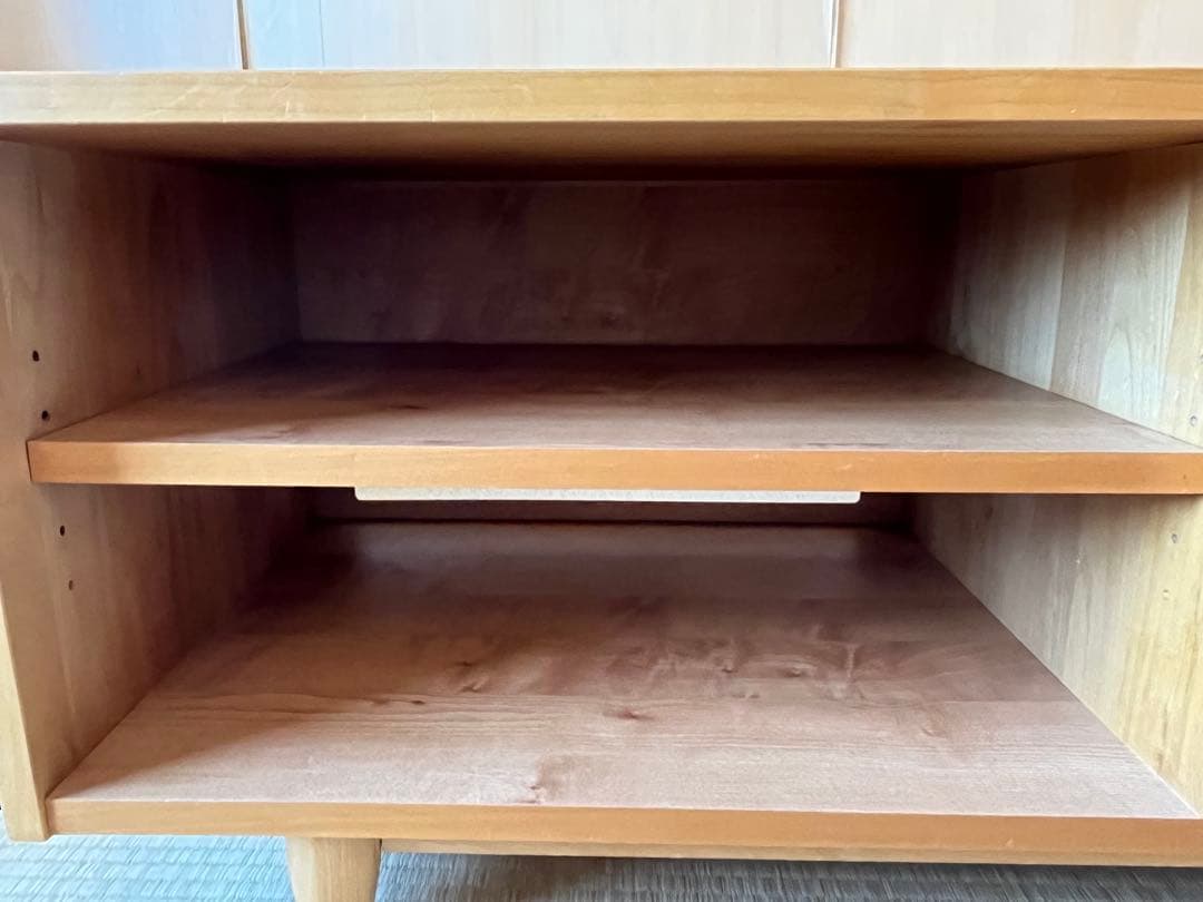 【タイムセール】MOMO NATURAL モモナチュラル　テレビボード1200