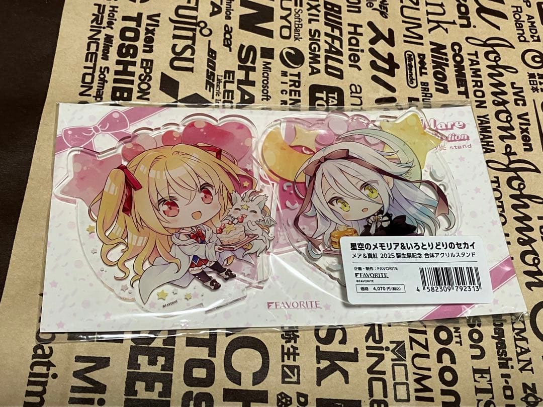 星空のメモリア　いろとりどりのセカイ　メア＆真紅 誕生祭記念　アクリルスタンド