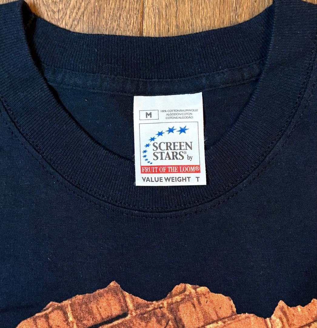 00s かわらじま晃 Tシャツ M ユーロ当時物 ヴィンテージ アニメT