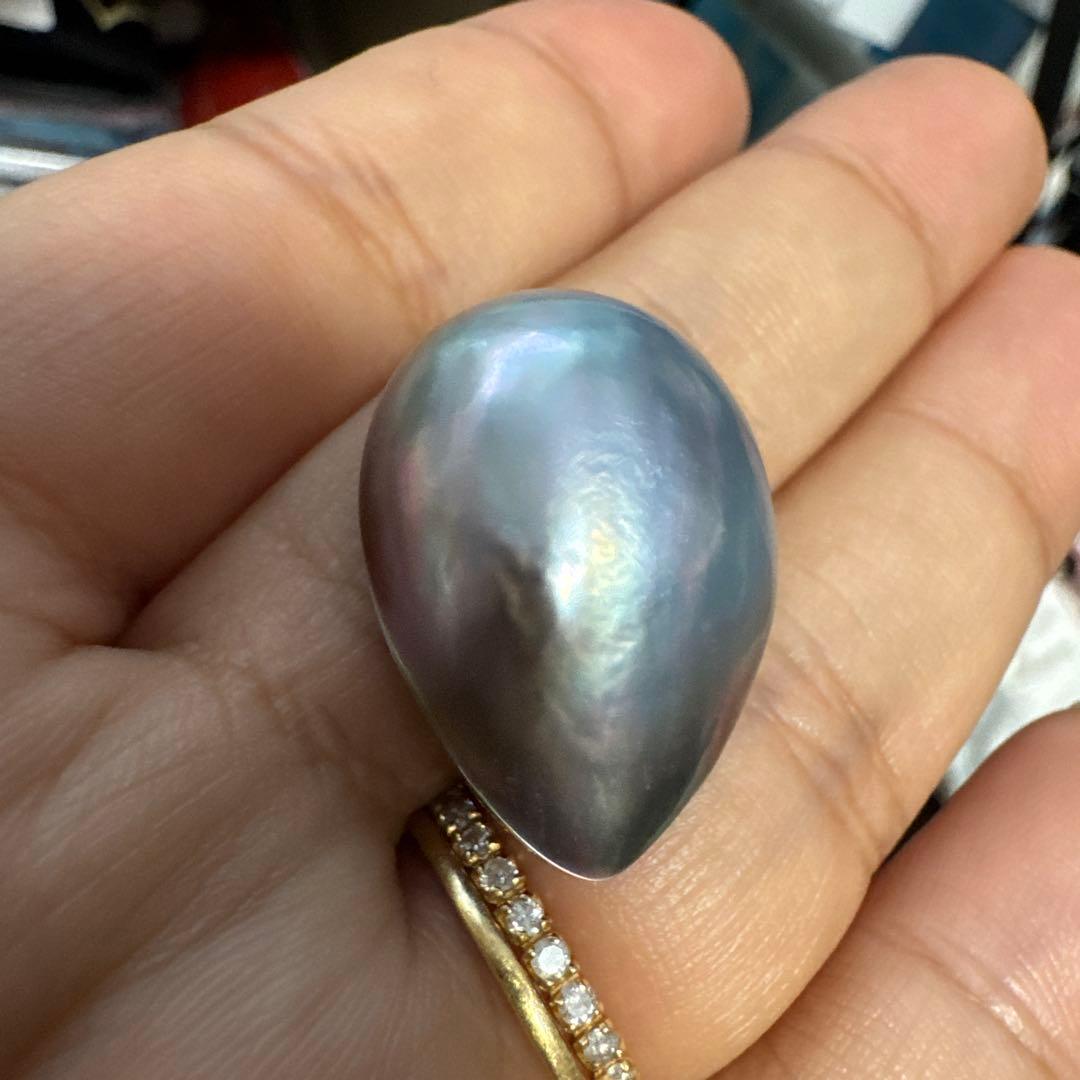 特大マベパール　無調色　20.755ct