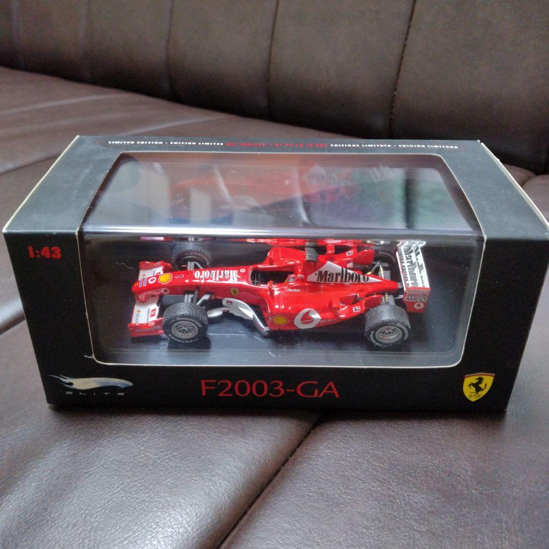 1/43 マテルエリート フェラーリ F2003-GA シューマッハ マルボロ