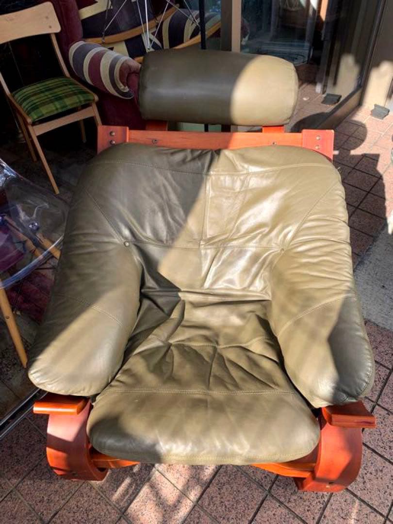 1970年代　ネロクラーケン　ヴィンテージアームチェア・オットマン