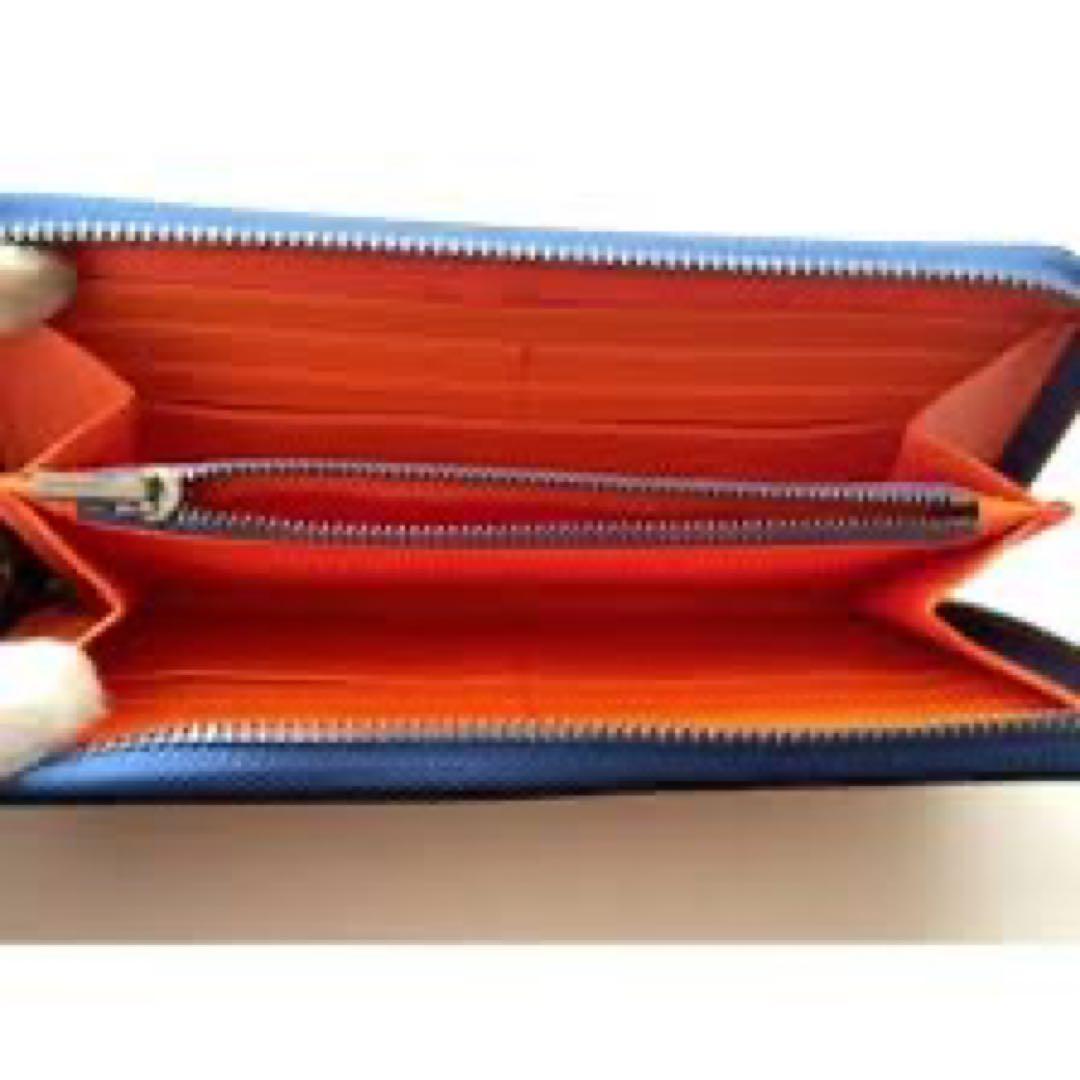 COACH レザー 長財布 オレンジ　c6699