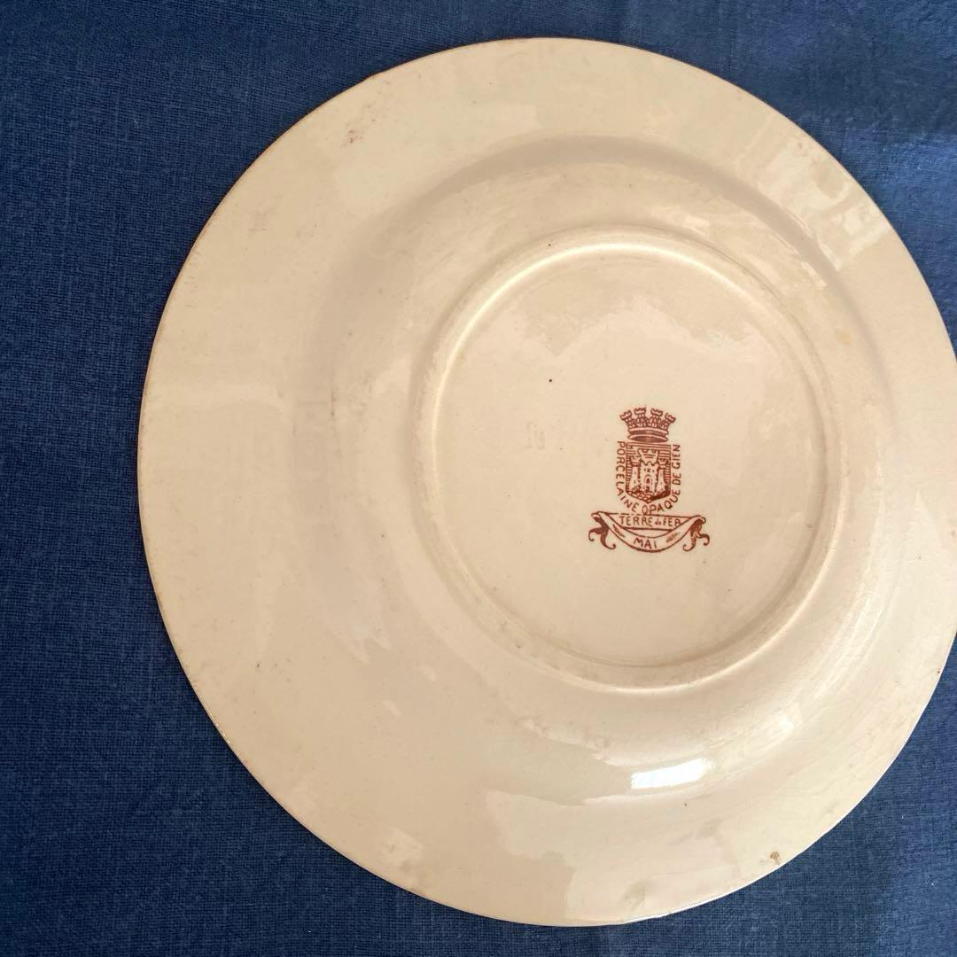 ジアンGIEN MAI メイ　平皿プレートフランスアンティーク