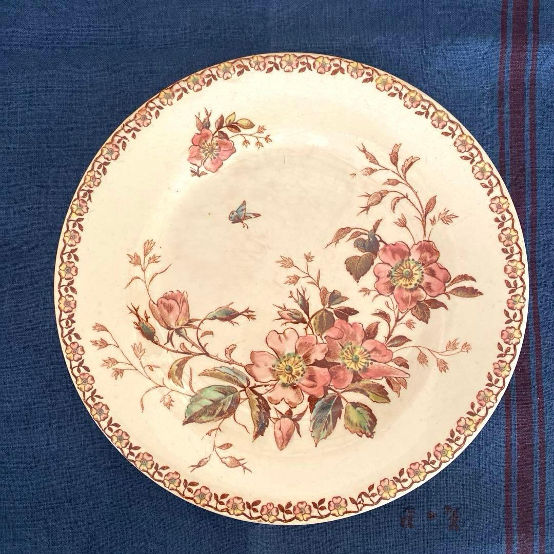 ジアンGIEN MAI メイ　平皿プレートフランスアンティーク