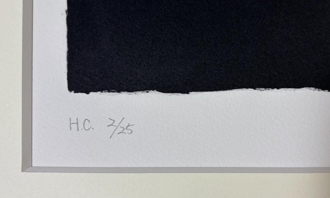 三岸節子 Migishi リトグラフ HC 2/25 直筆サイン 額装 大判