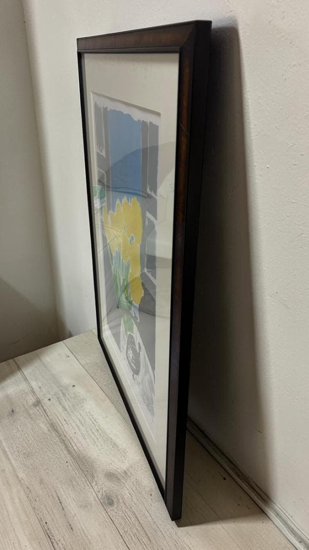 三岸節子 Migishi リトグラフ HC 2/25 直筆サイン 額装 大判