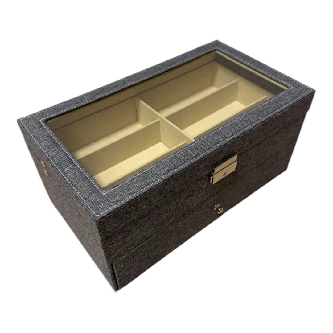 メガネケース アクセサリーケース 小物入れ 収納 12ピース