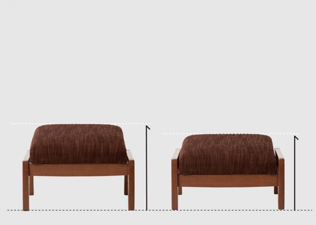 野村寿子監修　ピントチェア リビングコンフォートII オットマン