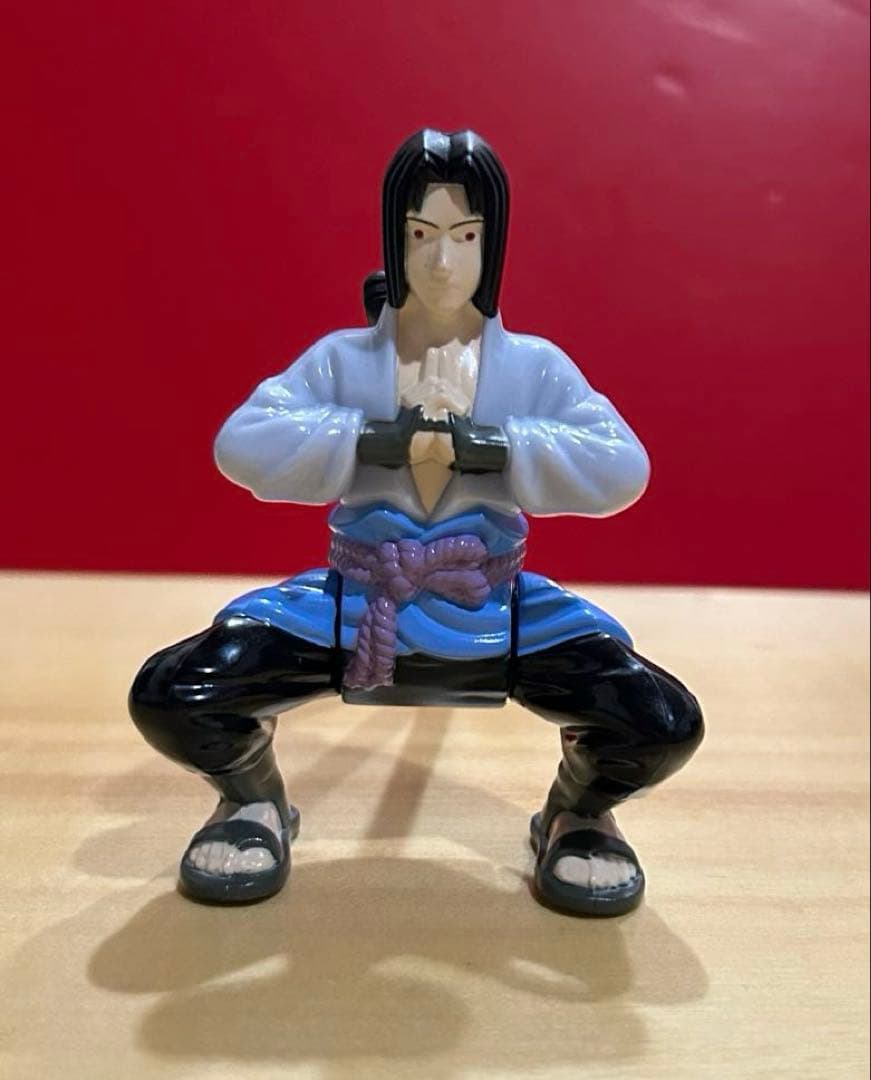 NARUTO フィギュア うちはサスケ　チャクラ宙返り 忍形集 其ノ四 テンテン