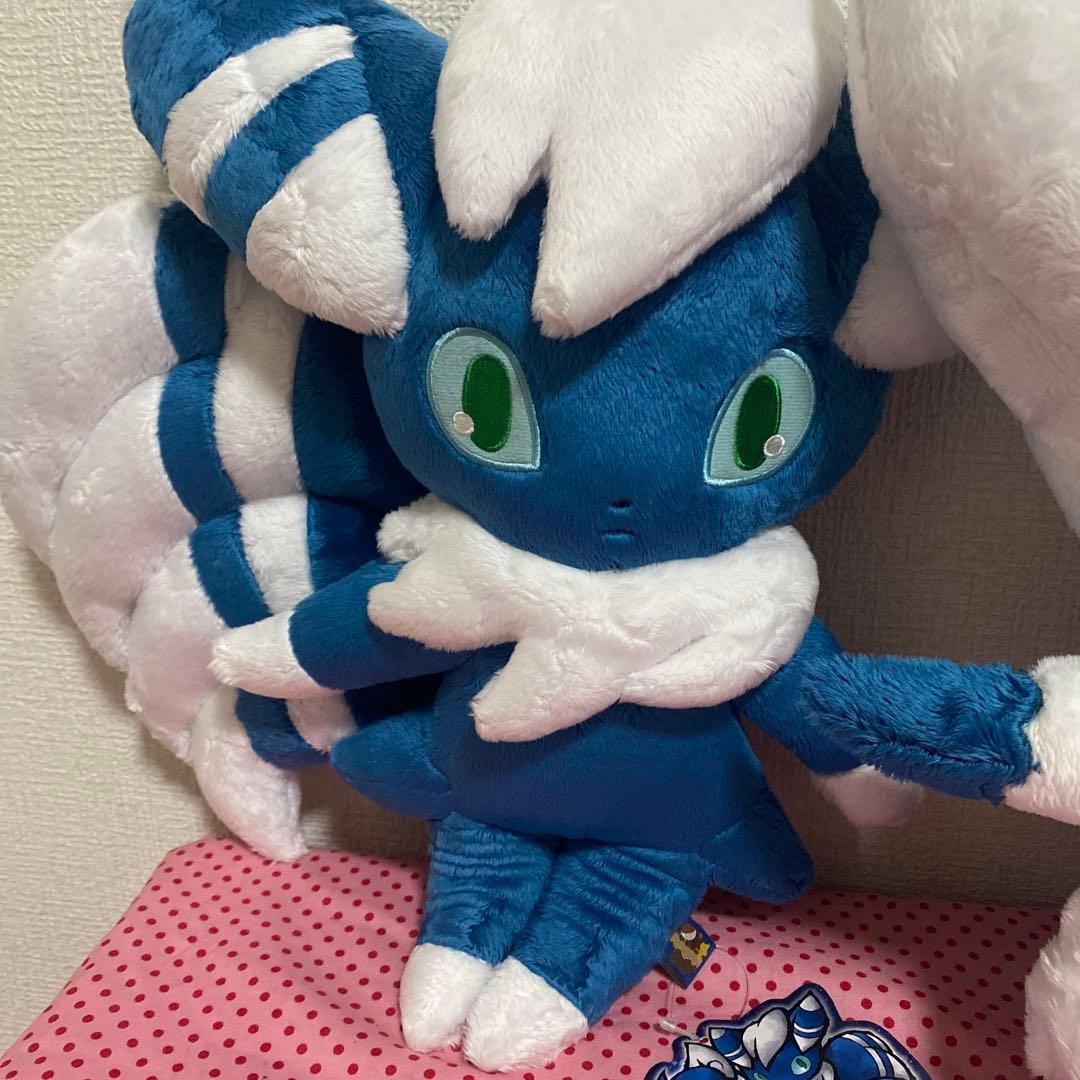 ポケモンセンター限定　ニャスパーwanted BIGサイズニャオニクスぬいぐるみ