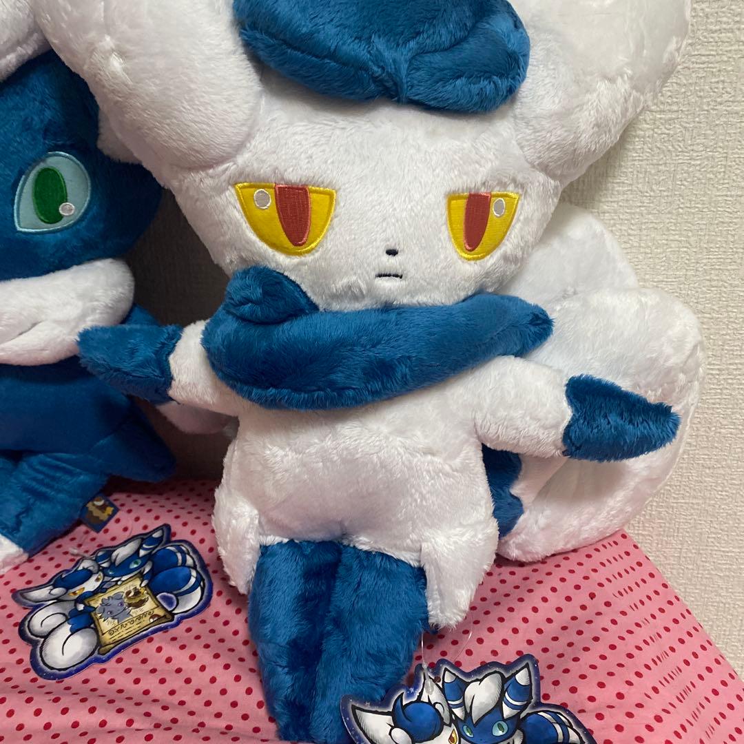 ポケモンセンター限定　ニャスパーwanted BIGサイズニャオニクスぬいぐるみ