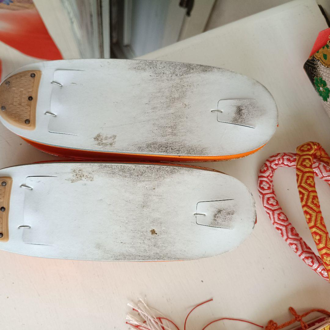 正絹☆誂えクリーム色の着物と作り帯セット