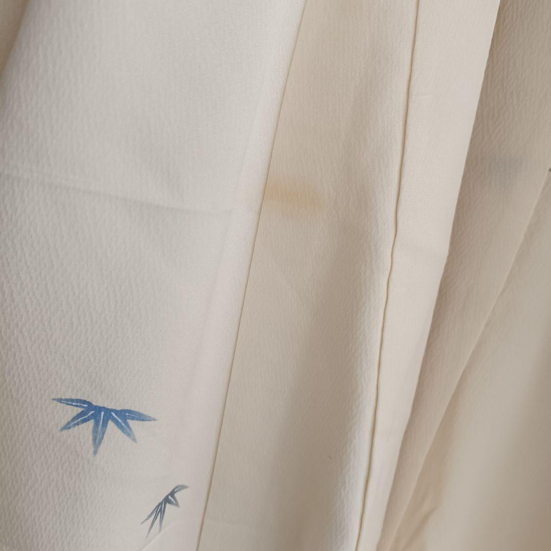 正絹☆誂えクリーム色の着物と作り帯セット